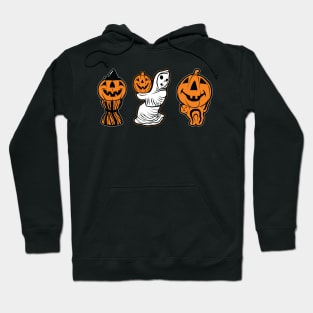 Vintage Halloween Blowmolds Hoodie